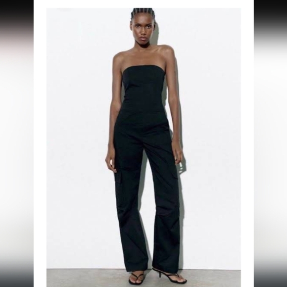 Zara Pants - Zara Cargo Jumpsuit